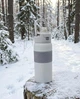 Термос-поїлка 600 мл з кнопкою відкривання та ручкою-карабіном White - зображення 2