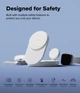Док-станция Ringke Qi2 25W 3-in-1 Magnetic Wireless Charging folding Stand Charger White (CS1202RS) - изображение 9