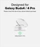 Чехол Ringke Silicone для Samsung Galaxy Buds 4 / 4 Pro Stone (EC126402RS) - изображение 12