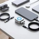 Безпечний адаптер USB-C з автоматичним відключенням після повного заряду до 140 Вт, AI-розпізнавання, швидке заряджання, захист батареї, Plug & Play - изображение 3