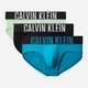 Набор трусов брифов мужских хлопковых Calvin Klein NB3610(Breeze Multi) L 3 шт Мульти (014056448419) - изображение 1