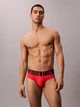Набор трусов брифов мужских хлопковых Calvin Klein NB3610(Black-Turbulence-Vermillion Brown) L 3 шт Микс (014056448655) - изображение 2