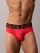 Набор трусов брифов мужских хлопковых Calvin Klein NB3610(Black-Turbulence-Vermillion Brown) L 3 шт Микс (014056448655) - изображение 5