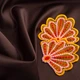 Ткань тафта свадебная IDEIA 220 г/м2 155 см плотная ткань для свадебных платьев, вечерней одежды и декора шоколад - изображение 4