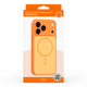 Чохол Premium для смартфона Silicone Creative Variation Case MAG COVER Apple iPhone 16 4,Orange (MagCOViP16-4) - изображение 2