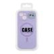 Чохол Premium Glow Silicone Case Full Camera with Magsafe для iPhone 15 Light purple - изображение 4