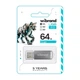 Флеш-память USB 64GB Wibrand Cougar USB 2.0 пластиковый серебристый - изображение 2