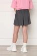 Спідниця-шорти міді для дівчаток YUKI сірий 122 ЦБ-00297037 - изображение 3