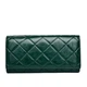 Гаманець натуральна шкіра Genuine Leather зелений 524288 green - изображение 1