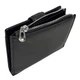 Шкіряний гаманець Genuine Leather чорний G3008 black - изображение 5