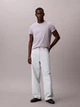 Футболка хлопковая длинная мужская Calvin Klein 4RF835G(Lilac Gray) M Лиловая (199155934473) - изображение 3