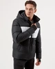 Куртка зимова коротка чоловіча Riccardo Т-4 2XL Чорна з білим - зображення 2
