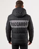 Куртка зимова коротка чоловіча Riccardo Т-4 2XL Чорна з білим - зображення 5