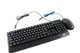 Клавіатура провідна + миша LED GAMING KEYBOARD M 710 для ПК та ноутбука, чорна - зображення 1