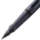Ручка чорнильна LAMY safari EF steel black синє чорнило (4042062) - изображение 2