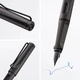 Ручка чорнильна LAMY safari матова umbra F T10 сині чорнила (4000202) - изображение 4