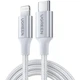 Дата кабель USB-C to Lightning 1.0m 3A 60W US304 white Ugreen (70523) - изображение 1