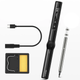Электрический паяльник Fnirsi HS-01 Black 65/96 Вт 80-420°C USB/DC умный паяльник с регулировкой температуры - изображение 3