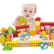 Hape (Германия), Детский конструктор, сборка не требуется, Сцена фермерского городка, Подарок на день рождения, E8345 - изображение 2