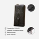 Кошелек мужской кожаный для карточек Vintage leather-20438 Черный - изображение 12