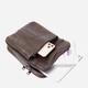 Сумка планшет через плечо мужская из натуральная кожи Vintage leather-20394 Коричневая - изображение 5