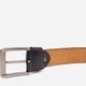 Ремень мужской из натуральной кожи Vintage 115 см Черный (leather-20383) - изображение 6