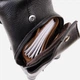 Сумка слинг через плечо мужская из натуральная кожи Vintage leather-20403 Черная - изображение 5