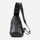 Сумка слинг через плечо мужская Vintage leather-20571 Черная - изображение 3