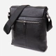 Сумка планшет через плечо мужская из натуральная кожи Vintage leather-20410 Черная - изображение 3
