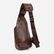 Сумка слинг через плечо мужская Vintage leather-20560 Коричневая - изображение 3
