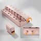 Таблетница органайзер Lesko ZS-POZ7 Light Pink для таблеток 7 ячеек на 7 дней - изображение 2