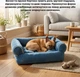Диван-лежак для собак Inspire TMPB013 70 x 50 x 15 см Blue (TMPB013-blue) - изображение 2