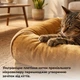 Диван-лежак для собак Inspire TMPB013 70 x 50 x 15 см Gold (TMPB013-gold) - изображение 5