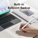 Стилус-ручка для емкостных экранов Vention 3-в-1 Magnetic Stylus Pen White Aluminum Alloy Type (KQLW0) - изображение 9
