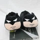 Мягкие домашние плюшевые тапочки-игрушки «Бэтмен» (Batman Plush Slippers) — объемные комнатные чуни в стиле супергероев DC 36 - изображение 6