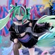 Коллекционная аниме-фигурка Sega Miku Hatsune "Punk!" / Мику Хацуне "Панк!", 20 см - изображение 2