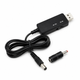 Кабель USB-DC 9V/12V для роутера, 5.5×2.1/2.5 мм с переходником 3.5×1.35 мм - изображение 2