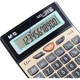 Калькулятор M&G ADG98137, 12-разрядный, голосовой ввод, золотистый - изображение 3