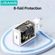 Ładowarka sieciowa Usams T69 30W Type-C Fast Charger White (6958444996844) - obraz 4