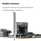 MOGE Type-C Expansion Card PCIe x4 to Dual Type-C Adapter Card 10Gbps Gen2 Plug-and-Play Power-Free MC2121 - изображение 3