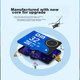 Карта пам'яті DM Daimai 32 ГБ TF (MicroSD), синя карта, карта пам'яті C10 для відеореєстратора, спеціальна карта пам'яті для камер спостереження, сумісна з Xiaomi 360 Lingdu Didingpai - зображення 8
