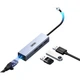 Хаб UNITEK H205A USB-Ethernet 100 Мбіт/с, 3 порти - зображення 1