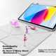 Чохол Shanmo для iPad 11 та 12 покоління 10.9 дюйма магнітний знімний акриловий прозорий, сірий - зображення 6