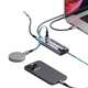 Док-станция Hagibis All-C Port Expansion Dock, Type-C Hub, USB Splitter, HUB Converter, быстрая зарядка PD, независимый адаптер питания, подходит для компьютеров Apple и ноутбуков Mac. - зображення 3