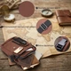 Сумка планшет через плечо мужская Vintage leather-20661 Коричневая - изображение 18