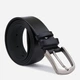 Ремень мужской из натуральной кожи Vintage leather-20725 121 см Черный - изображение 1