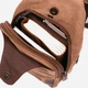Сумка слінг через плече чоловіча Vintage leather-20389 Коричнева - зображення 7