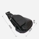 Сумка слинг через плечо мужская из натуральная кожи Vintage leather-20696 Черная - изображение 4