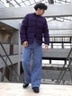 Джинсы Regular Fit мужские Uniqlo 318208252 33 Голубые (1160013702) - изображение 5