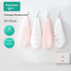 Дитячий рушник для обличчя PurCotton Baby Drool Bib, марлевий рушник з чистої бавовни, подарунковий набір, візерунок з фламінго, 4 шт., 25×25 см - изображение 4